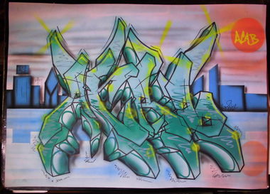 Graffiti Sketch - Photo by NeToXiK126 - A.C.A.B., 126, netoxik (2014)