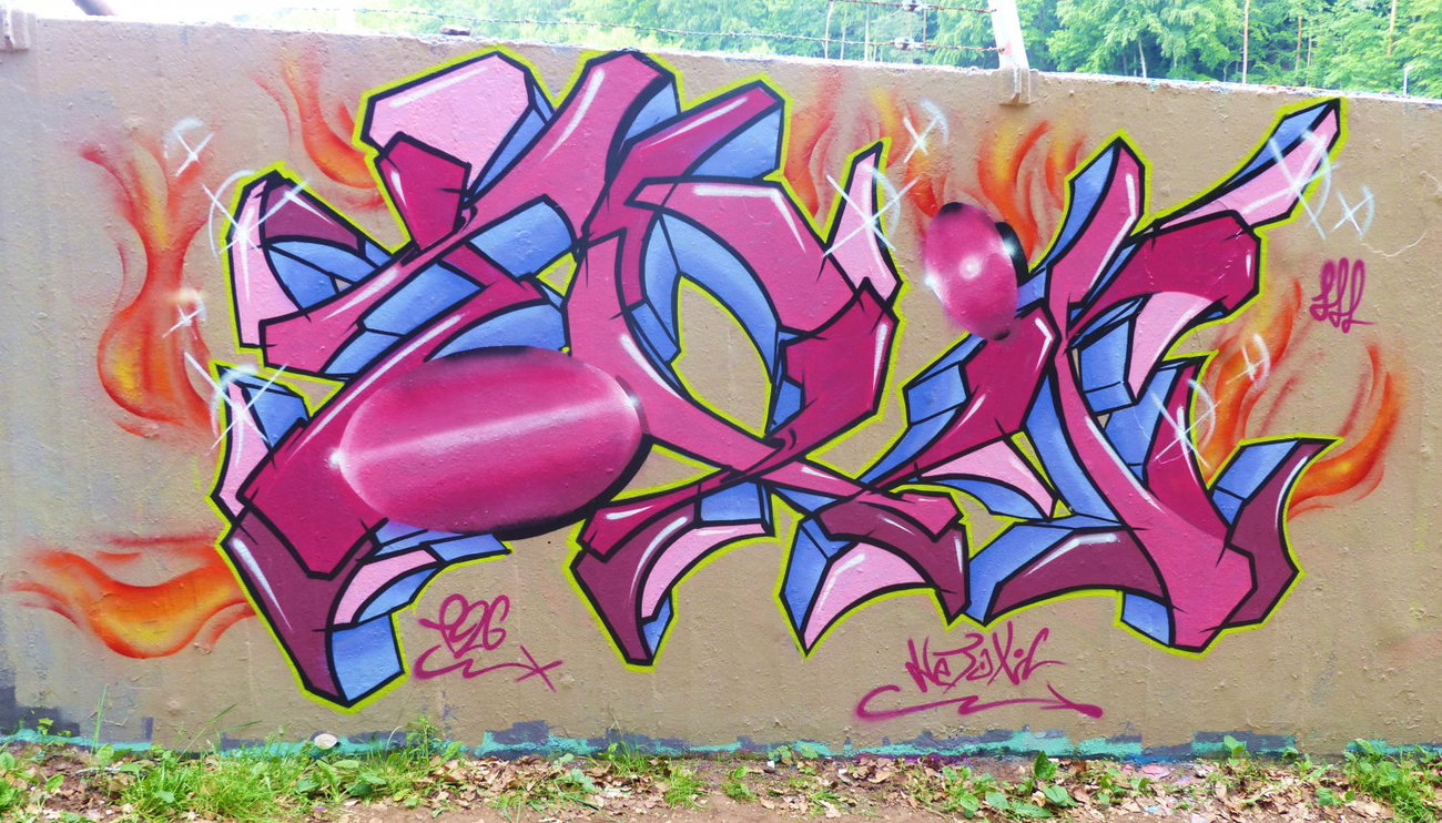 Graffiti Wall - Photo by NeToXiK126 - toxic, 126, hf (2014)