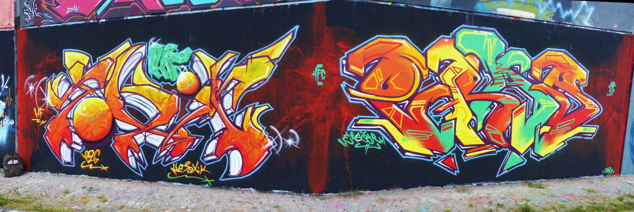 Graffiti Wall - Photo by NeToXiK126 - toxic, eras, hfc (2014)