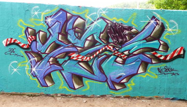 Graffiti Wall - Photo by NeToXiK126 - 126, netoxik, hfc (2014)