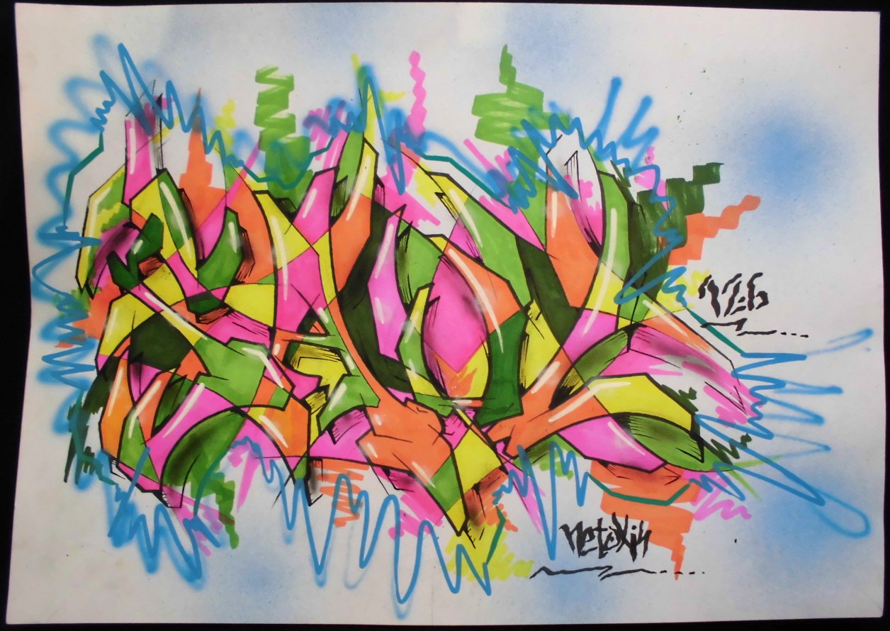 Graffiti Sketch - Photo by NeToXiK126 - saul, netoxik, 126 (2014)