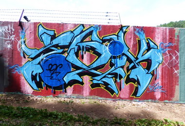 Graffiti Wall - Photo by NeToXiK126 - toxik, hsc.126 (2014)