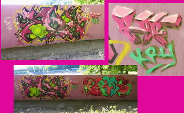 Graffiti Wall - Photo by NeToXiK126 - toxik, hf, kru (2014)