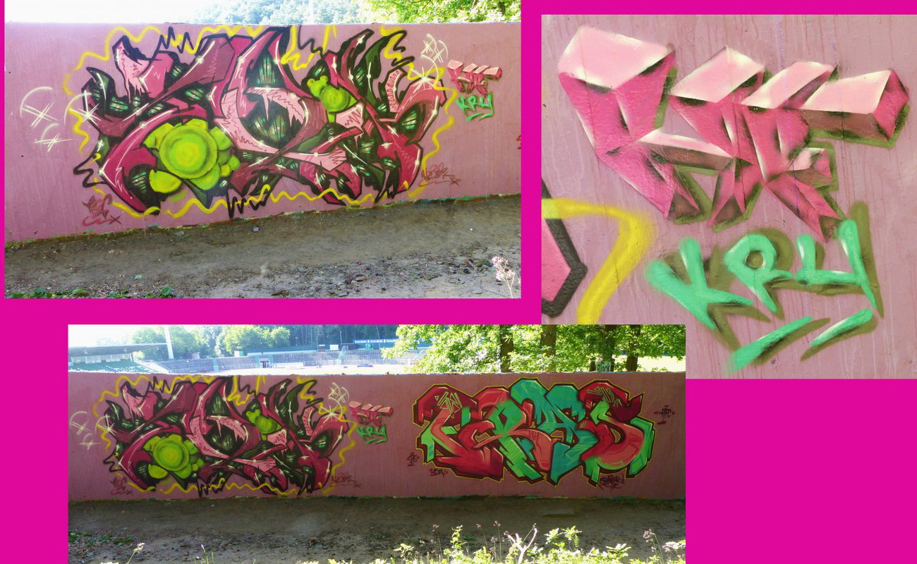 Graffiti Wall - Photo by NeToXiK126 - toxik, hf, kru (2014)