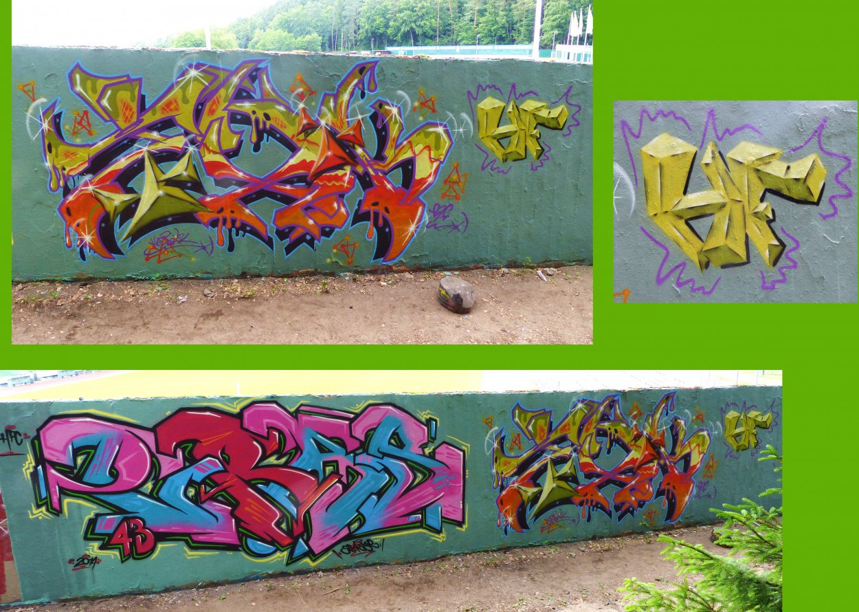 Graffiti Wall - Photo by NeToXiK126 - toxik, hf, eras (2014)