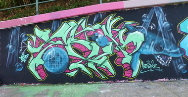 Graffiti Wall - Photo by NeToXiK126 - toxik, 126, hfc (2014)