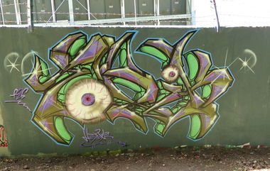 Graffiti Wall - Photo by NeToXiK126 - toxik, 126, hfc (2014)