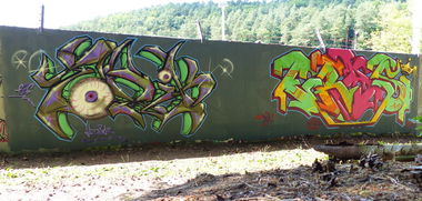 Graffiti Wall - Photo by NeToXiK126 - toxik, eras, 126 (2014)