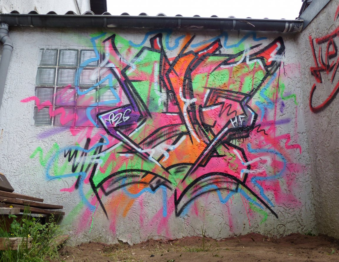 Graffiti Wall - Photo by NeToXiK126 - HF, 126, netoxik (2014)