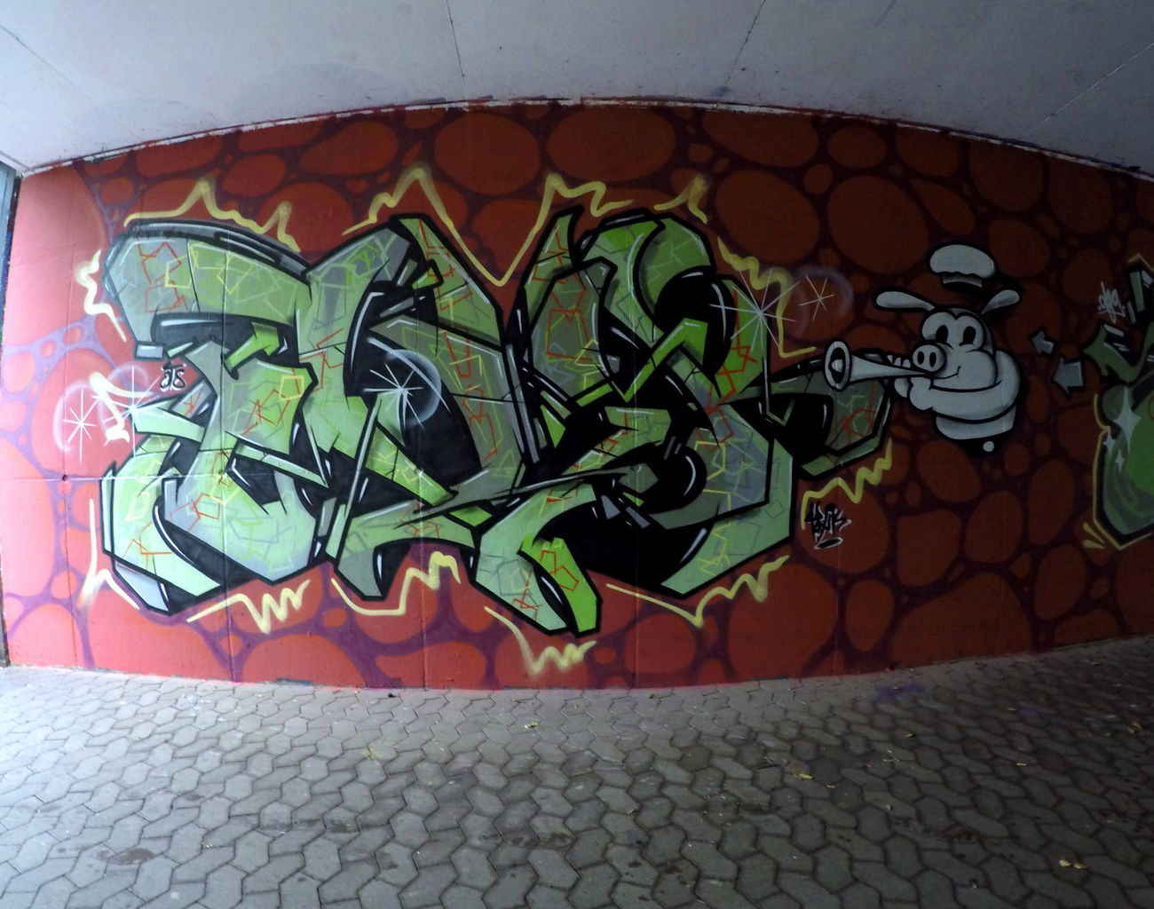 Graffiti Wall in Homburg - Photo by NeToXiK126 - Toxik, 126, hfc (2015)