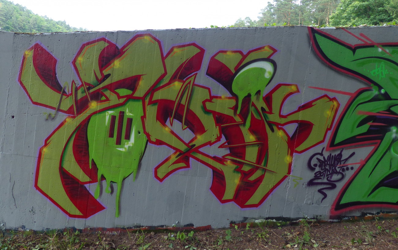 Graffiti Wall in Deutschland - Photo by NeToXiK126 - toxik, hfc, 126 (2015)