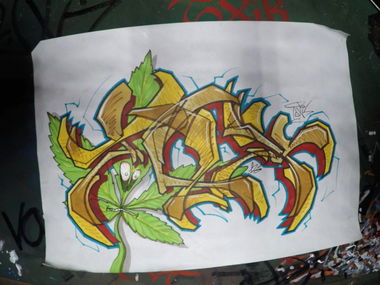 Graffiti Sketch in Saarpfalz-Kreis - Photo by NeToXiK126 - toxik, hf, 126 (2015)