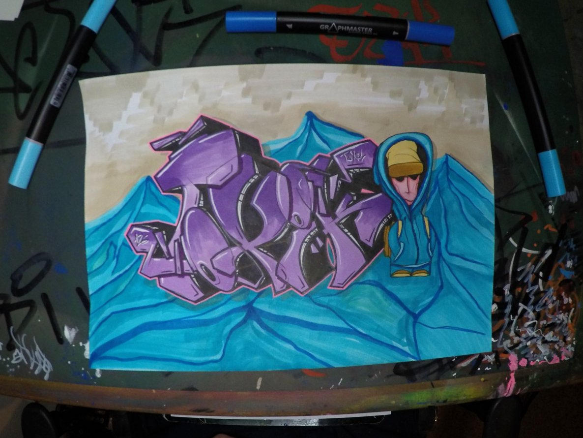 Graffiti Sketch in Saarpfalz-Kreis - Photo by NeToXiK126 - toxik, hf, 126 (2015)