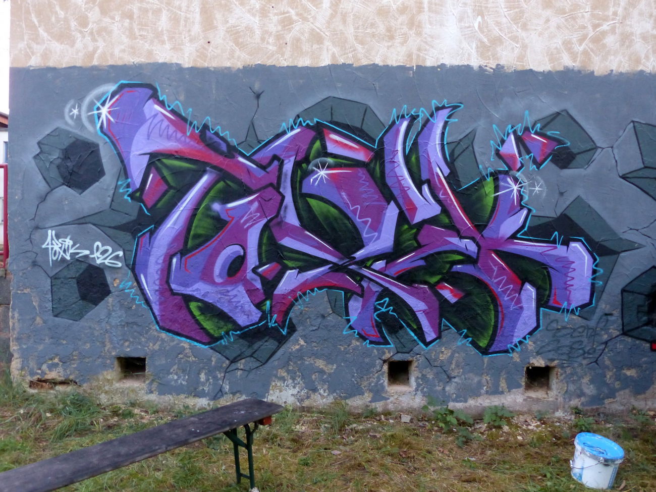 Graffiti Wall in Deutschland - Photo by NeToXiK126 - toxik, hfc, 126 (2015)