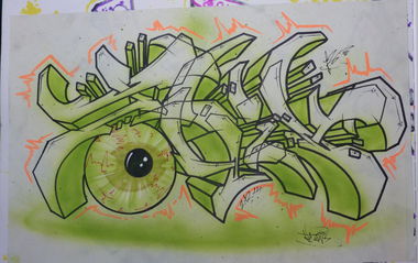 Graffiti Sketch - Photo by NeToXiK126 - netoxik, toxik, 126 (2014)