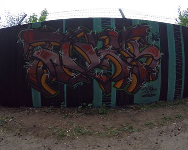 Graffiti Wall in Homburg - Photo by NeToXiK126 - Toxik, 126, hfc (2015)