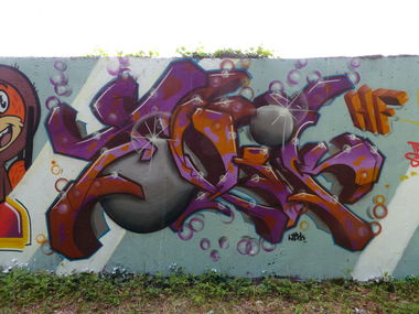 Graffiti Wall in Deutschland - Photo by NeToXiK126 - toxik, hfc, 126 (2015)