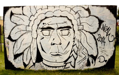 Graffiti Wall - Photo by NealOner - indian, neal, character (2014)