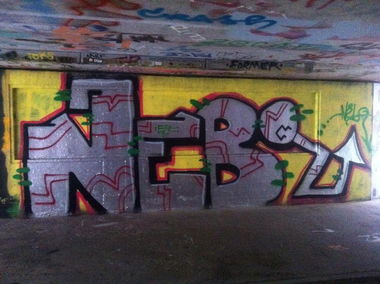 Graffiti Bombing - Photo by NebQ