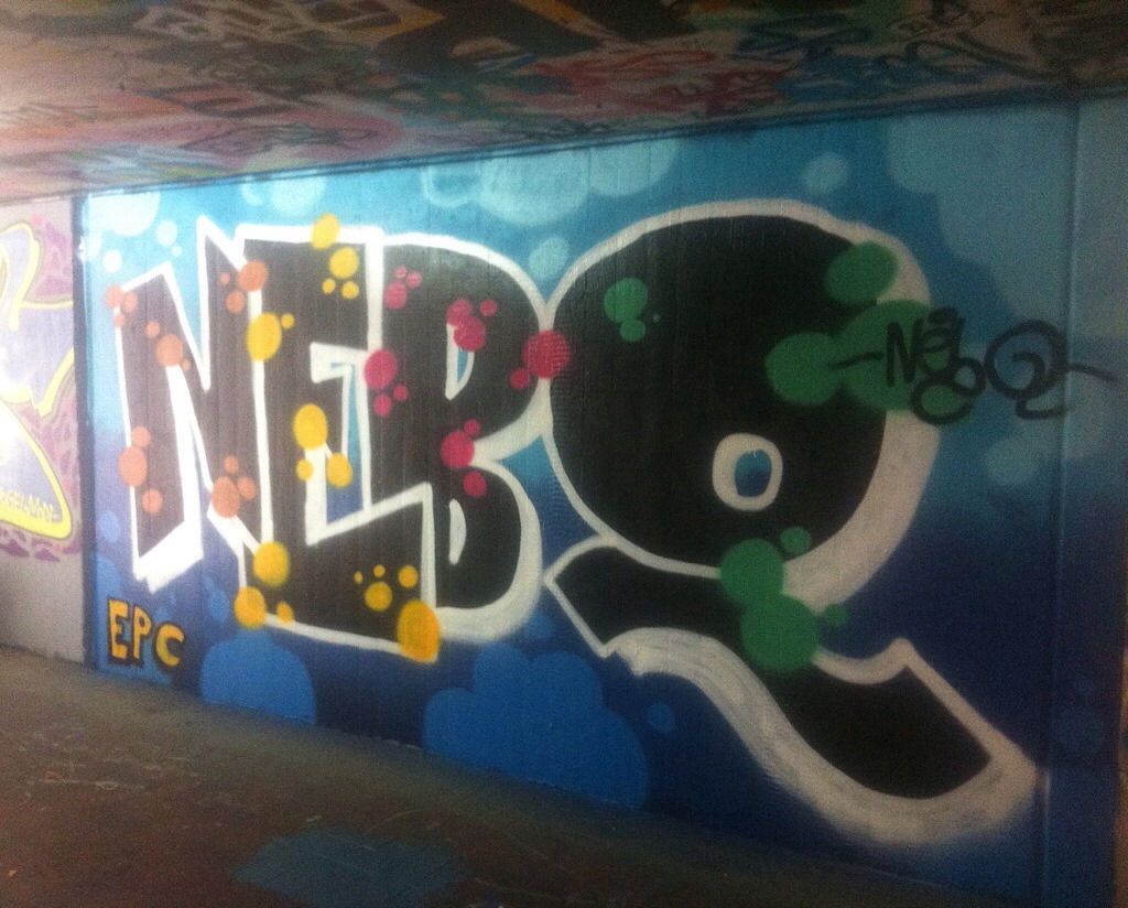 Graffiti Wall in Freiburg im breisgau - Photo by NebQ - NebQ (2015)