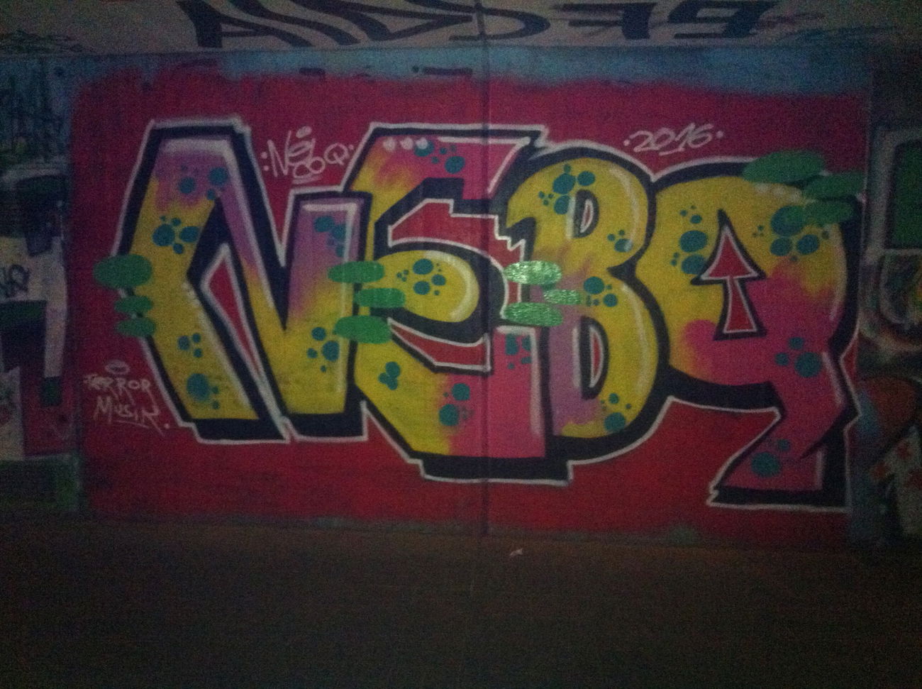 Graffiti Wall - Photo by NebQ - NebQ, Freiburg (2016)