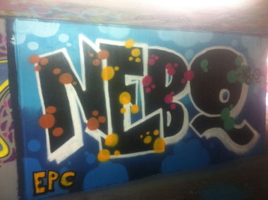 Graffiti Wall in Freiburg im breisgau - Photo by NebQ - NebQ (2015)