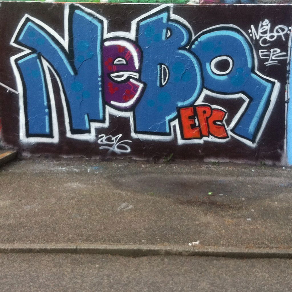 Graffiti Wall in Freiburg im breisgau - Photo by NebQ - Freiburg, Freiburg, im (2016)