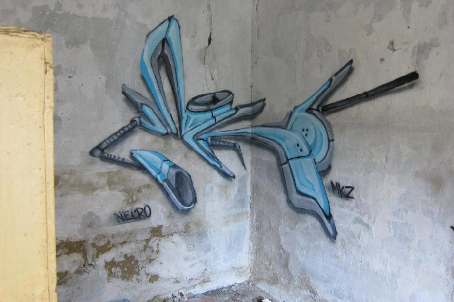 Graffiti Wall in Kula - Photo by Necro