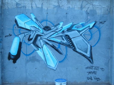 Graffiti Wall in Kula - Photo by Necro