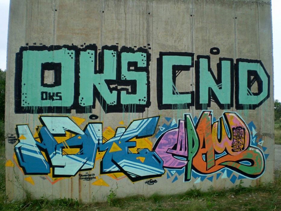Graffiti Wall in Skopje - Photo by Nejmless - cnd, oks, drash
