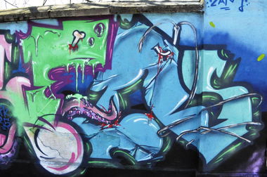 Graffiti Wall in Timisoara - Photo by Neks - SKEN, NEKS, ZAM