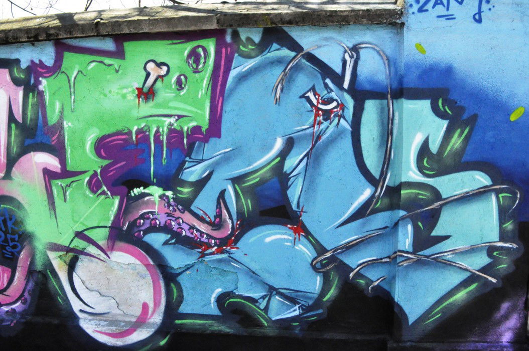 Graffiti Wall in Timisoara - Photo by Neks - SKEN, NEKS, ZAM