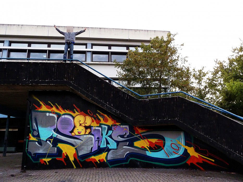 Graffiti in Wiesloch - Photo by Neks - SKEN, NEKS, ZAM