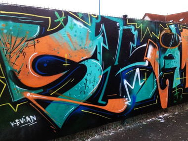 Graffiti Wall in Mannheim - Photo by Neks - SKEN, NEKS, ZAM