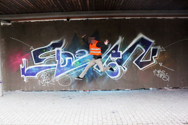 Graffiti Wall in Wiesloch - Photo by Neks - SKEN, NEKS, ZAM
