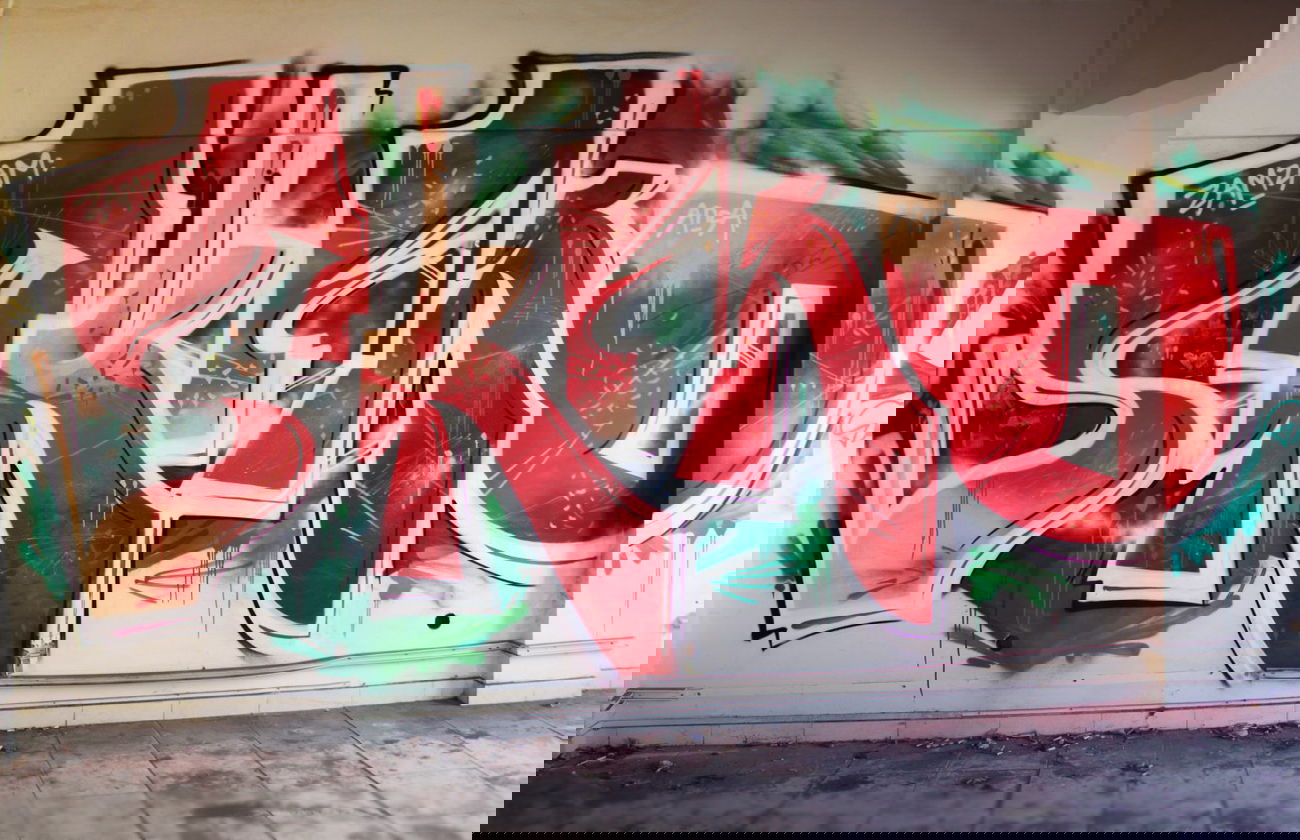 Graffiti Wall in Timi?oara - Photo by Neks - sken, skan, neks (2014)