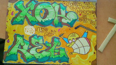 Graffiti Sketch - Photo by NeksOneTwo - Neks