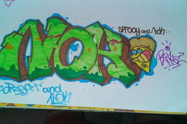 Graffiti Sketch - Photo by NeksOneTwo - lUK, x, Neks