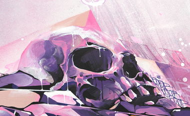 Graffiti Sketch - Photo by NektariumC - nektar, detail, skull (2016)