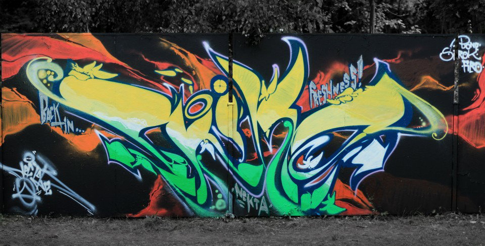 Graffiti Wall - Photo by NektariumC - chiko, nektar, sars (2013)
