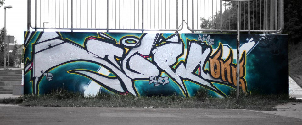 Graffiti Wall - Photo by NektariumC - atken, nektar, 2013 (2013)
