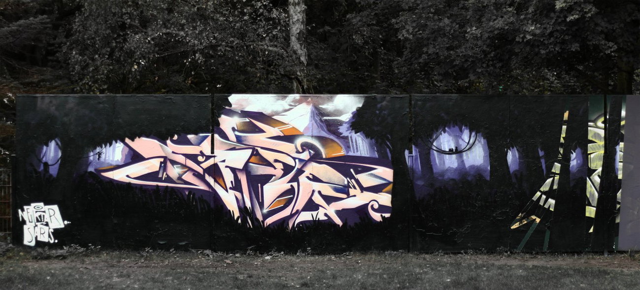 Graffiti Wall - Photo by NektariumC - nekta, sars, wood (2014)