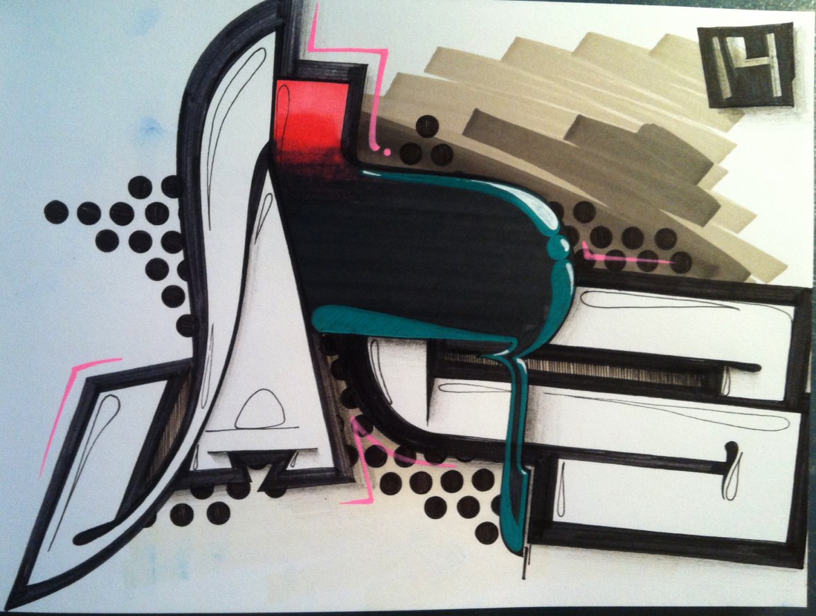 Graffiti Sketch - Photo by NektariumC - nekta, 2014, new (2014)