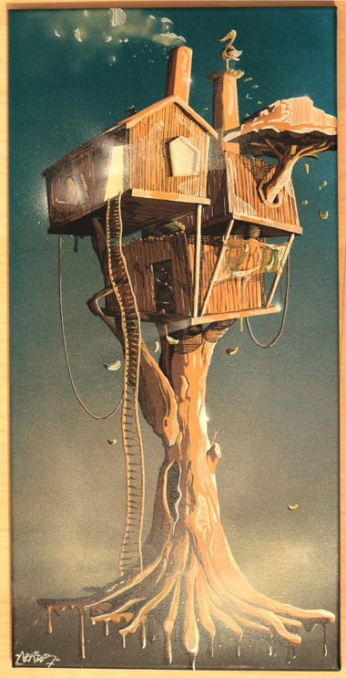 Graffiti Sketch - Photo by NektariumC - canvas, nektar, 2014 (2014)