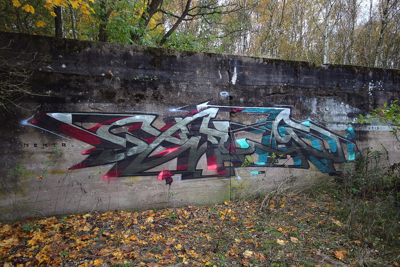 Graffiti Wall - Photo by NektariumC - berlin, brandenburg, Nektr (2016)