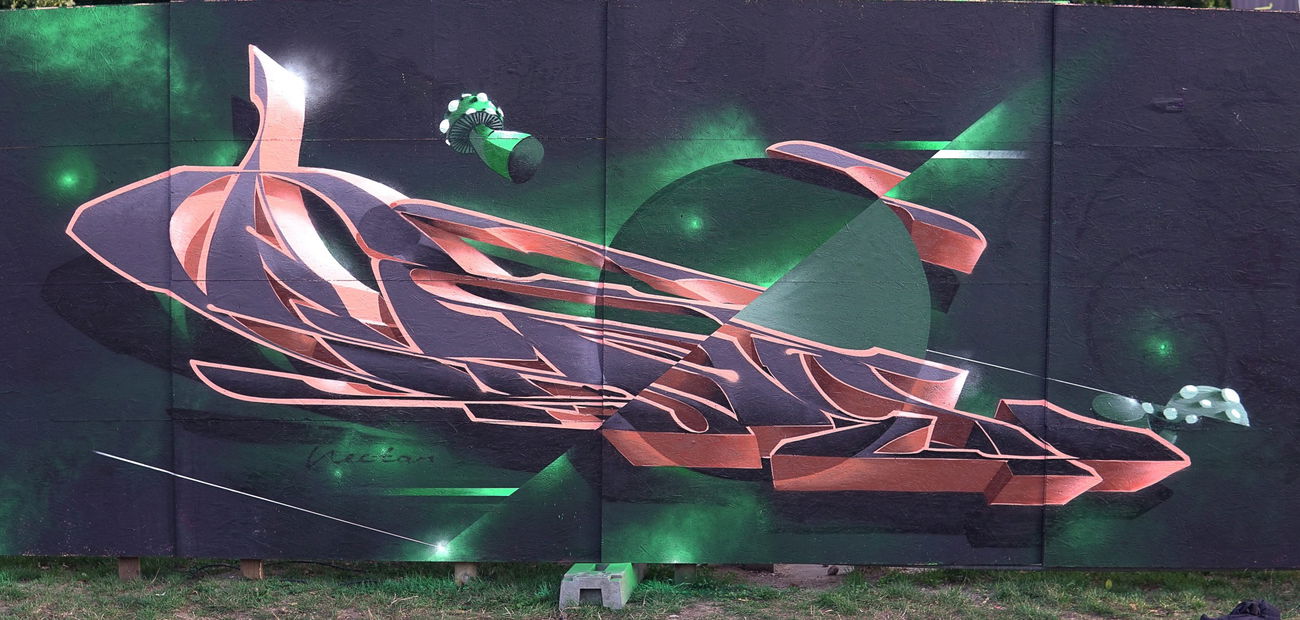 Graffiti Wall - Photo by NektariumC - berlin, style, colors (2018)