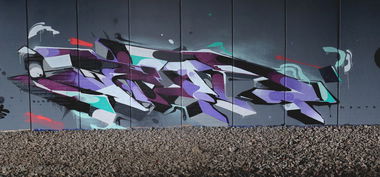 Graffiti Wall in Wuppertal - Photo by NektariumC - Nektar, Wuppertal, Graffiti (2016)