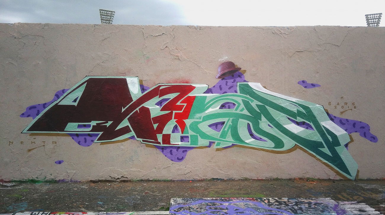 Graffiti Wall - Photo by NektariumC - Berlin, Mauerpark, Germany (2016)