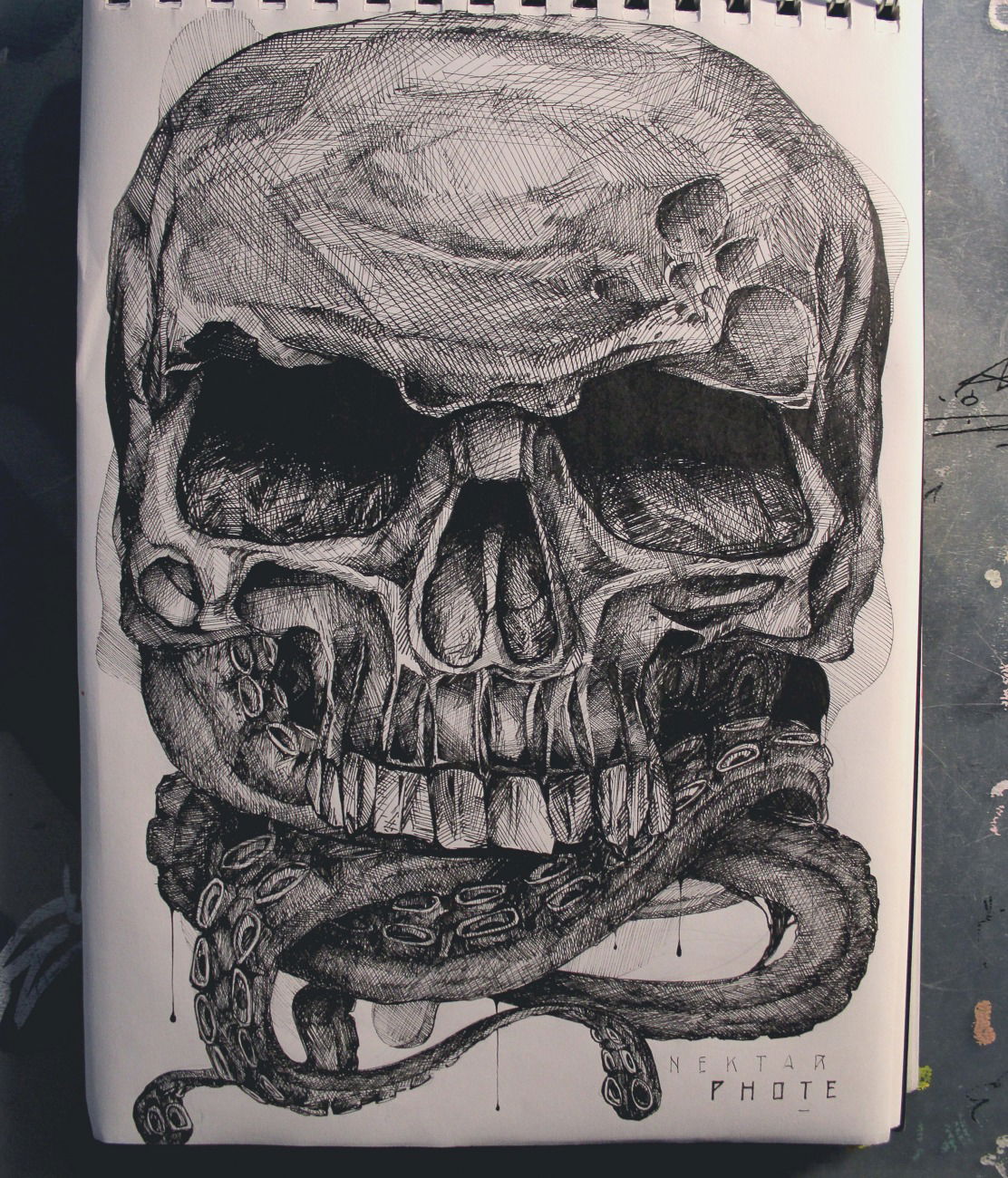 Graffiti Sketch - Photo by NektariumC - phote, nektar, berlin (2015)