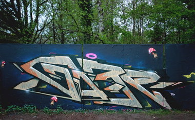 Graffiti Wall - Photo by NektariumC - nekta, gabe, berlin (2015)